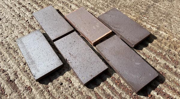 brown brindle commercial paver sized quarry tiles